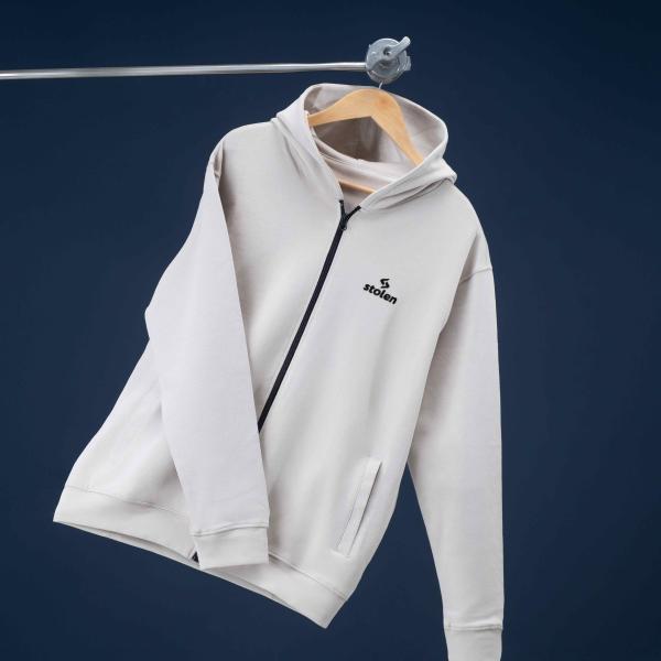 Zipper Hoodie - Off White