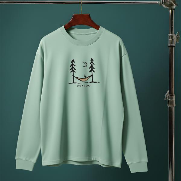 Life is Good – Long Sleeve Travel T-Shirt